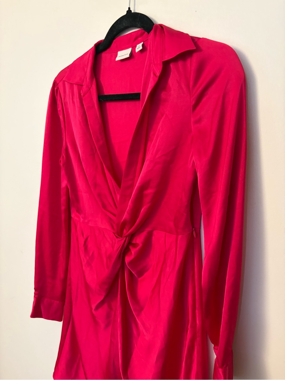 Aritzia Babaton Collaborate Satin Dress in Pink -  XS - Picture 6 of 14